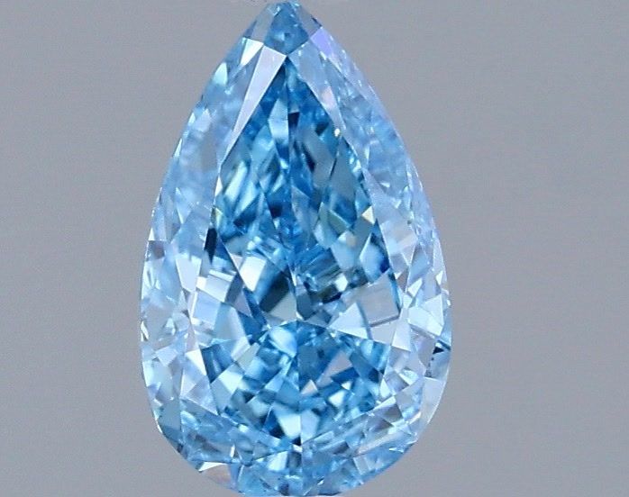 1.0 CT Fancy Vivid Blue PEAR