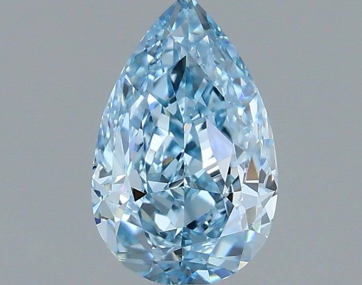 1.02 CT Fancy Vivid Blue PEAR