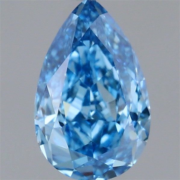 1.08 CT Fancy Vivid Blue PEAR