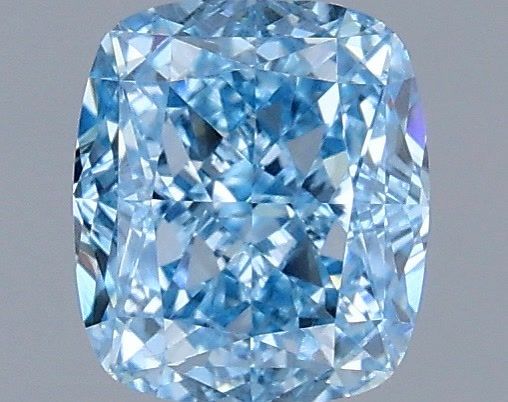 1.1 CT Fancy Vivid Blue CUSHION MODIFIED