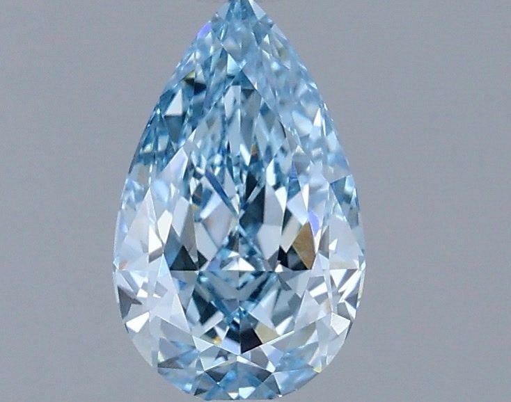 1.24 CT Fancy Vivid Blue PEAR