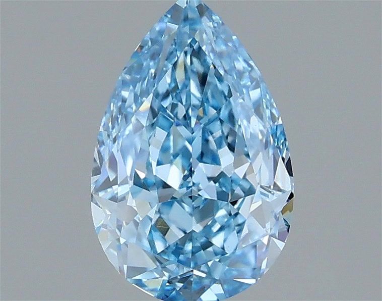 1.42 CT Fancy Vivid Blue PEAR