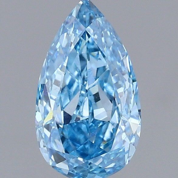 1.01 CT Fancy Vivid Blue PEAR