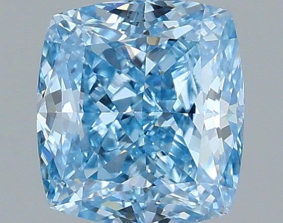 1.0 CT Fancy Vivid Blue CUSHION MODIFIED