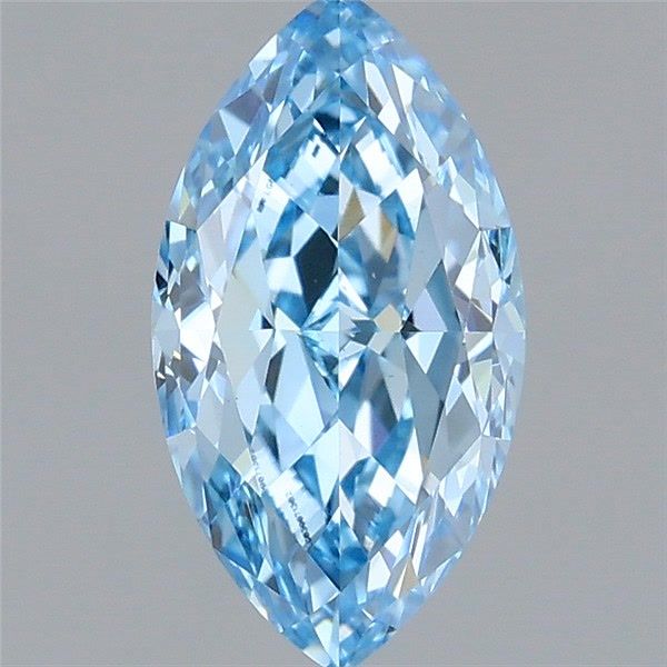 1.0 CT Fancy Vivid Blue MARQUISE