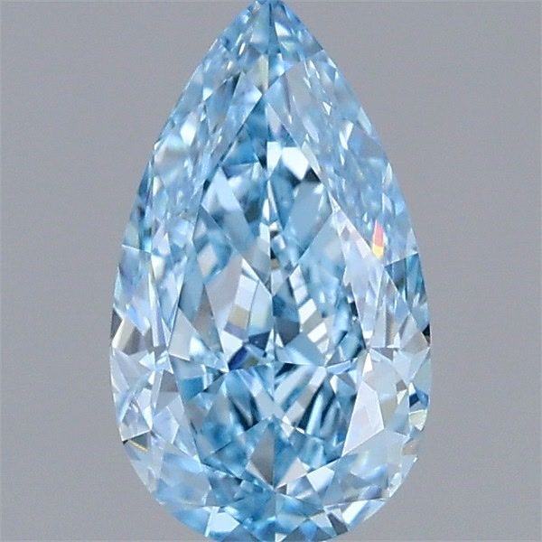 1.08 CT Fancy Vivid Blue PEAR