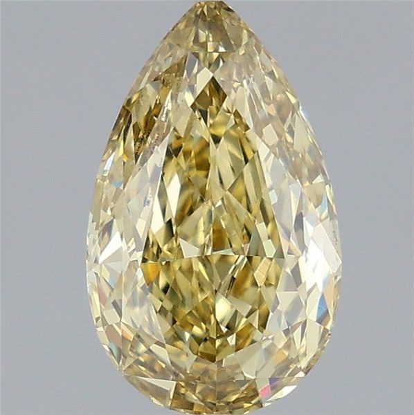 1.51 CT Fancy Intense Yellow PEAR