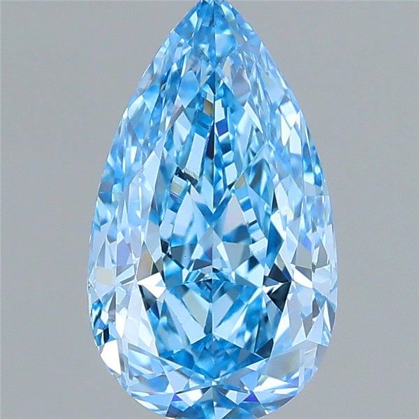 1.09 CT Fancy Vivid Blue PEAR