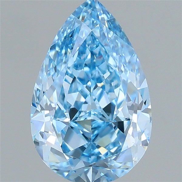1.34 CT Fancy Vivid Blue PEAR