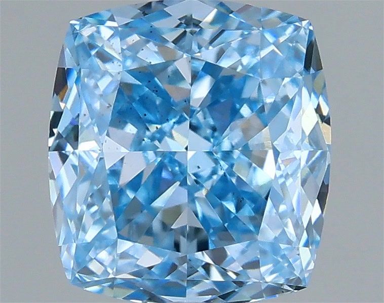 1.01 CT Fancy Vivid Blue CUSHION MODIFIED