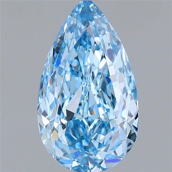 1.02 CT Fancy Vivid Blue PEAR