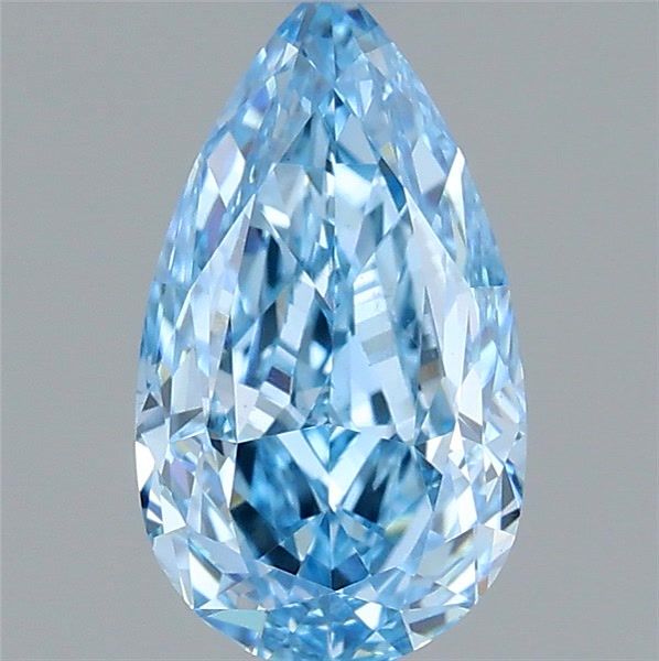 1.01 CT Fancy Vivid Blue PEAR