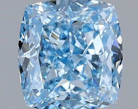 1.19 CT Fancy Vivid Blue CUSHION MODIFIED