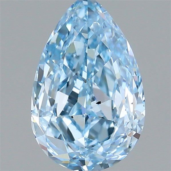1.01 CT Fancy Vivid Blue PEAR