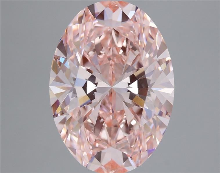 5.31 ct. oval Lab Grown Diamond front image
