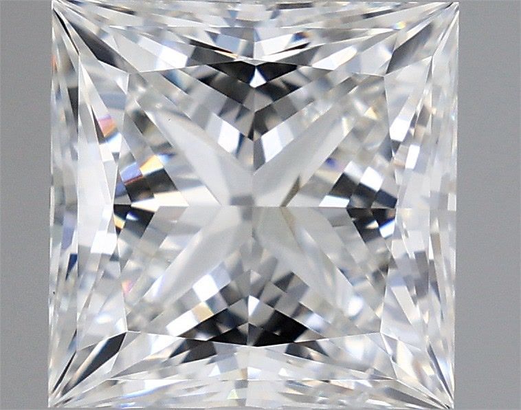 2.60 ct. princess Lab Grown Diamond front image