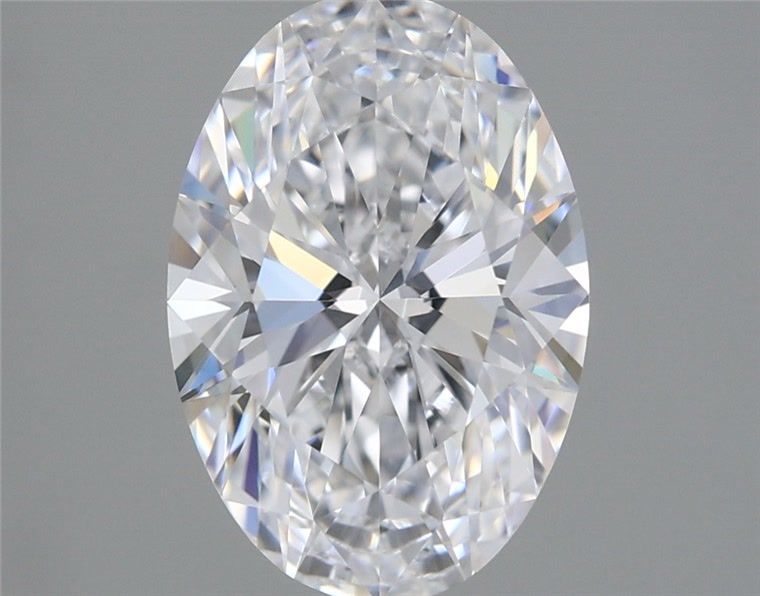 3.06 ct. oval Lab Grown Diamond front image
