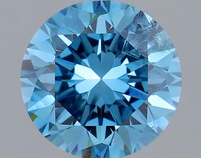 2.13 CT Fancy Vivid Blue ROUND