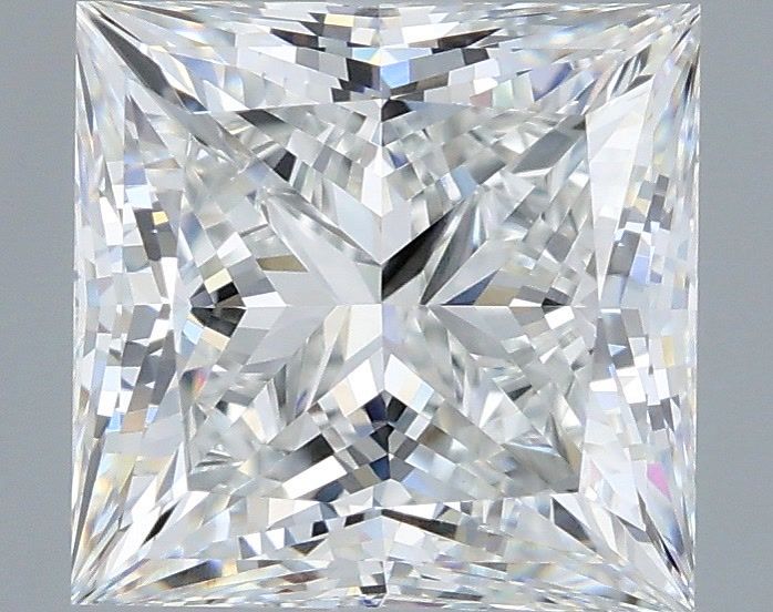 2.82 ct. princess Lab Grown Diamond front image
